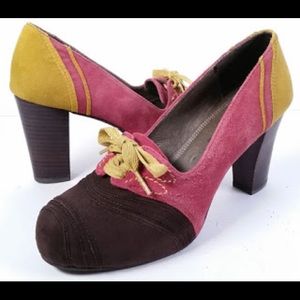 Color Block Oxford Heels Anthropologie Pilcro 7